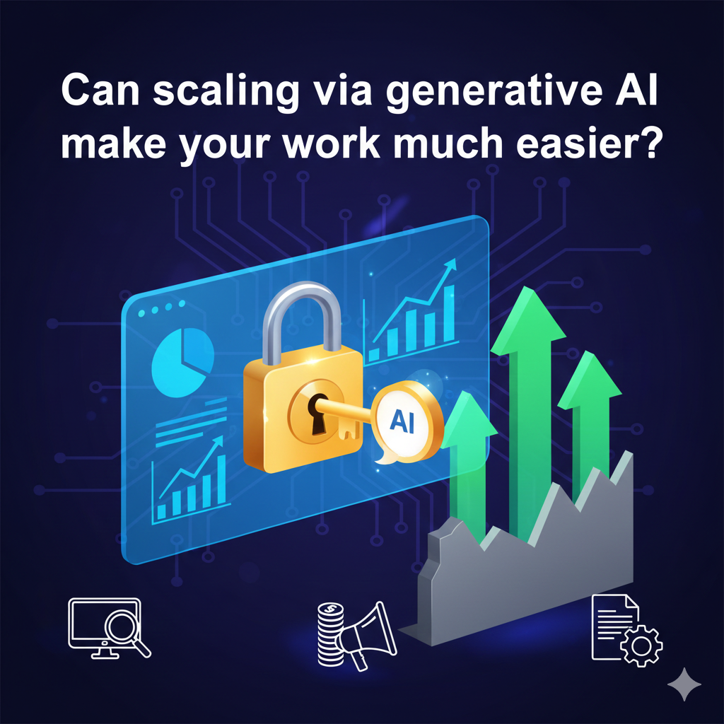 Can scaling via generative ai make your work much easier?