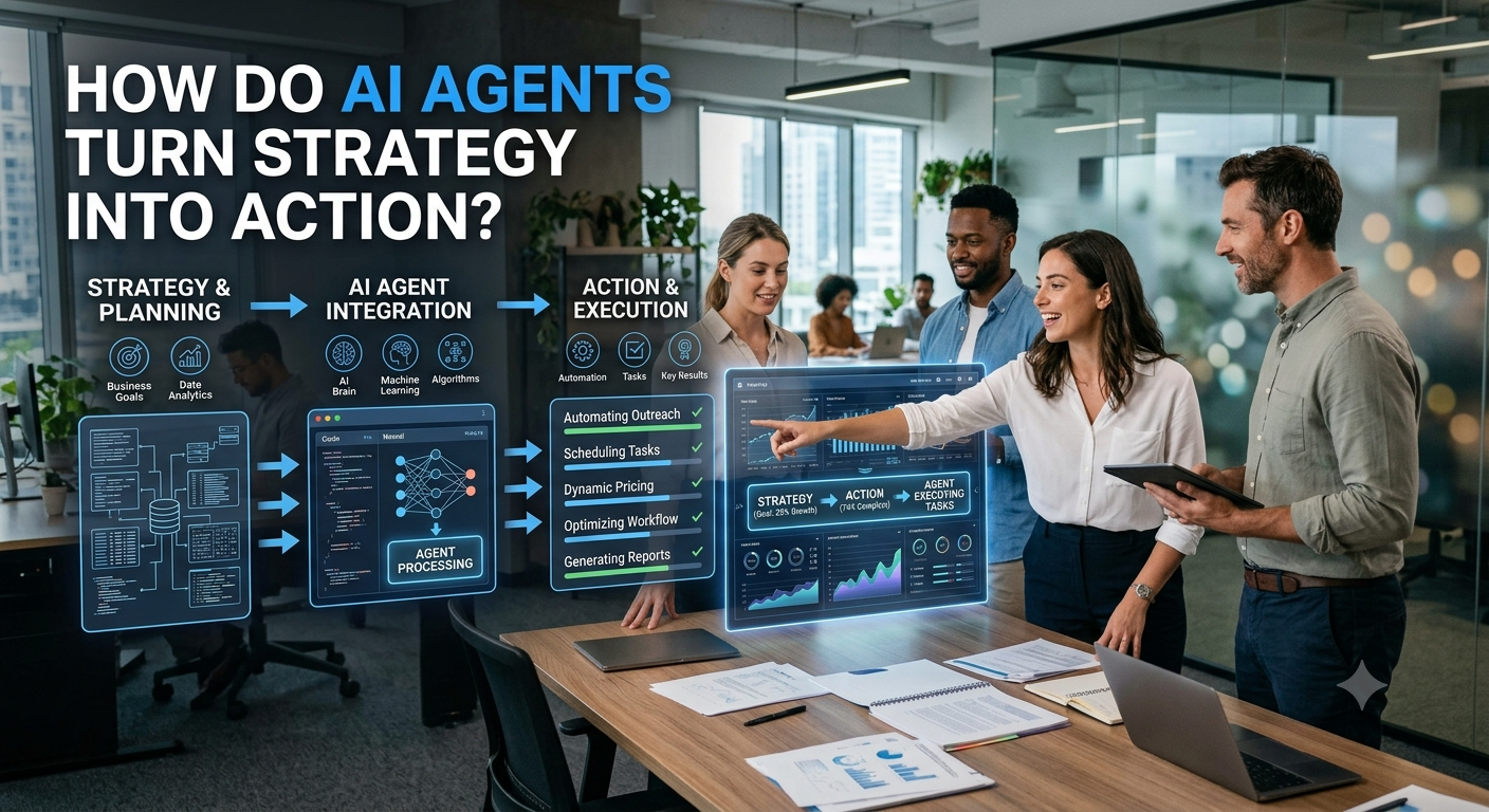 How Do AI Agents Turn Strategy Into Action